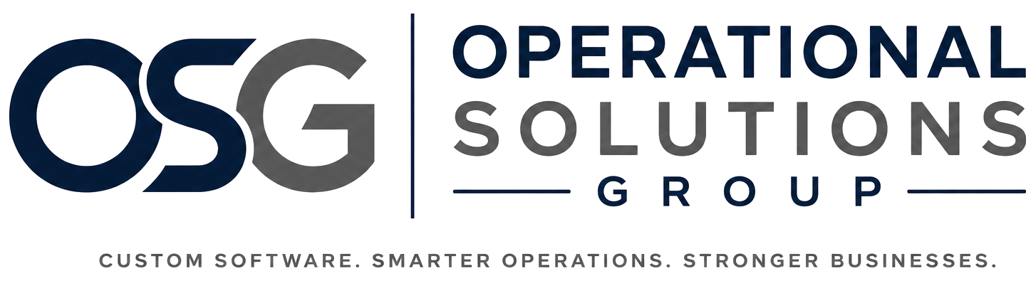 Operational Solutions Group — Custom software. Smarter operations. Stronger businesses.